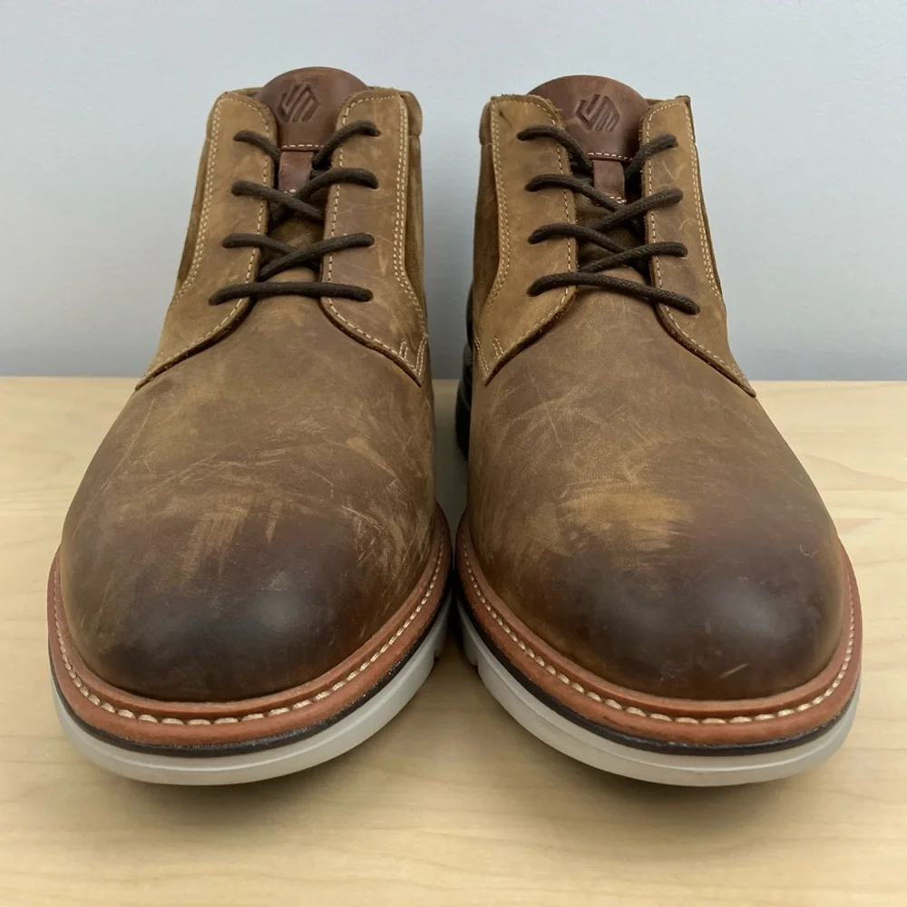 Johnston & Murphy Men’s Size 10.0 M Brayden Chukka Boots Brown Leather